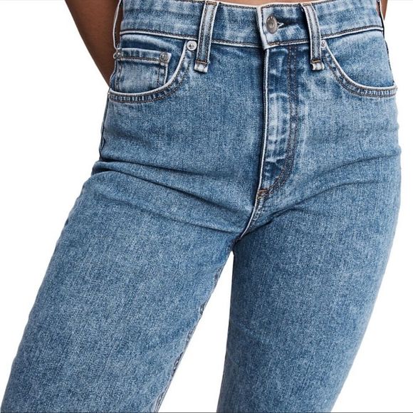 Rag n Bone Nina High Rise Ankle Cigarette Jeans 25 - Picture 4 of 7